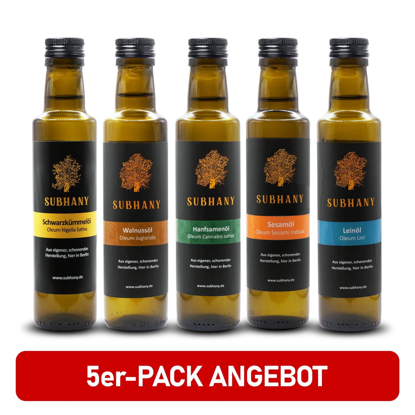 5er-Pack 250ml Subhany